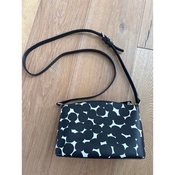 Kate Spade Black and Cream Crossbody Bag - Picture 4 of 9